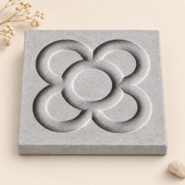Posavasos de piedra - forma cuadrada