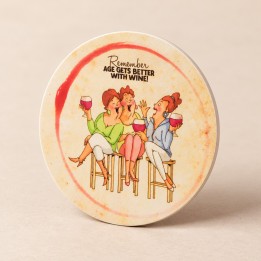 Posavasos clásicos de cartón especial impreso ambas caras- Circulares 80 mm
